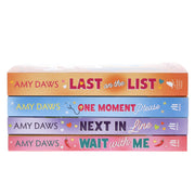 Wait With Me Series by Amy Daws 4 Book Sprayed Edges Collection Set - Fiction - Paperback Fiction Mira Books