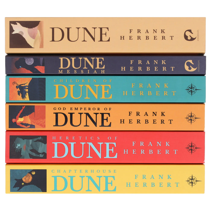 Dune Series By Frank Herbert 6 Books Collection Set - Fiction - Paperback Fiction Hachette