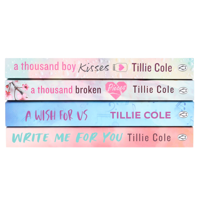 Tillie Cole Collection (A Thousand Boy Kisses, A Thousand Broken Pieces, A Wish For Us & Write Me For You) 4 Books Set - Fiction - Paperback Fiction Penguin Random House