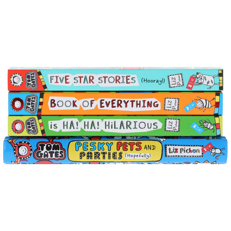 Tom Gates Series (Book 21-24) by Liz Pichon 4 Books Collection Set - Ages 7-12 - Paperback/Hardback 7-9 Scholastic