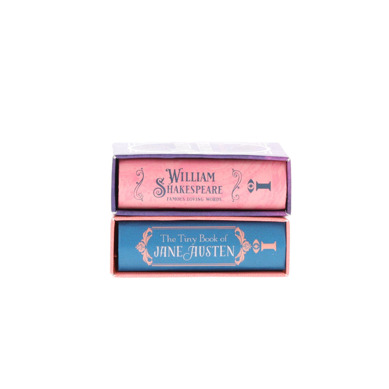 The Tiny Books of Jane Austen & William Shakespeare: Famous Loving Words by Darcy Reed 2 Books Set - Fiction - Hardback Fiction Insight Editions