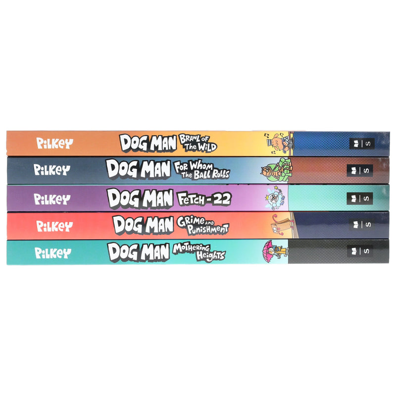 Dog Man 6-10: The Supa Buddies Mega Collection by Dav Pilkey 5 Books Collection Set - Ages 6-12 - Paperback Graphic Novels Scholastic