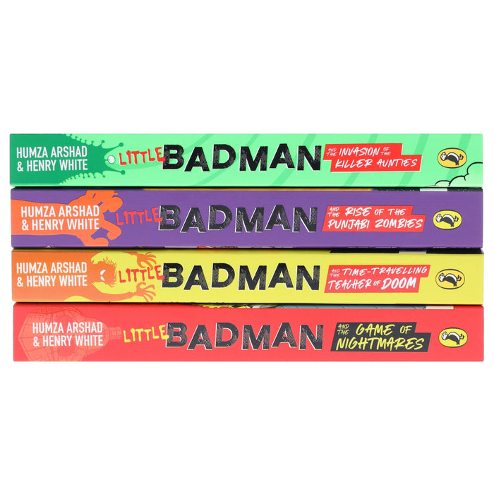 Little Badman Collection By Humza Arshad & Henry White Illustrated 4 Books Set - Ages 7-12 - Paperback 9-14 Penguin Random House