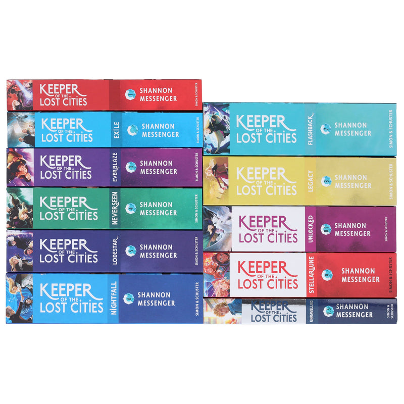 Keeper of the Lost Cities by Shannon Messenger 11 Books Collection Set - Ages 8+ - Paperback 9-14 Simon & Schuster Ltd