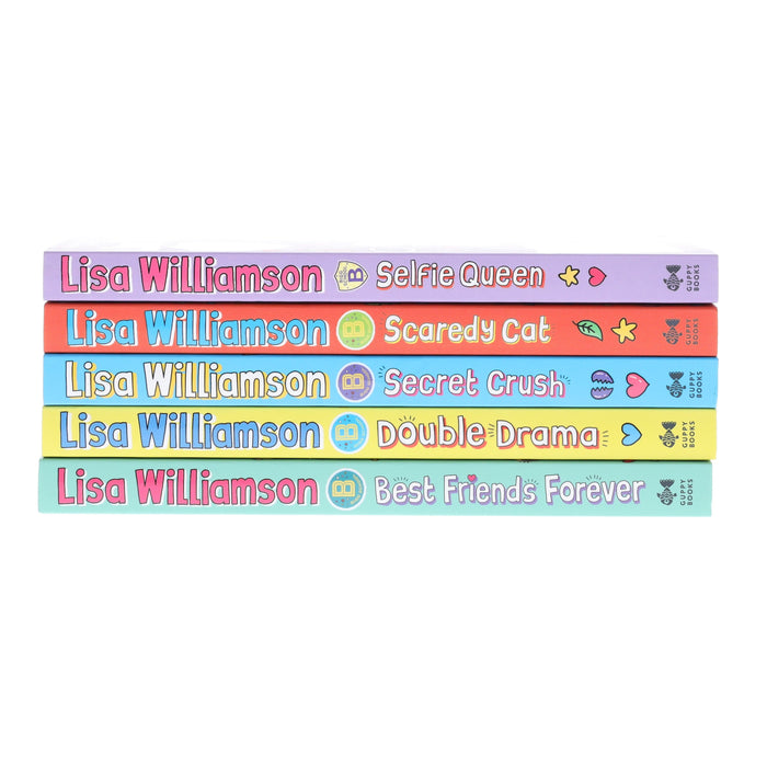 Bigg School Series By Lisa Williamson Illustrated 5 Books Collection Set - Ages 9-12 - Paperback 9-14 Guppy Books