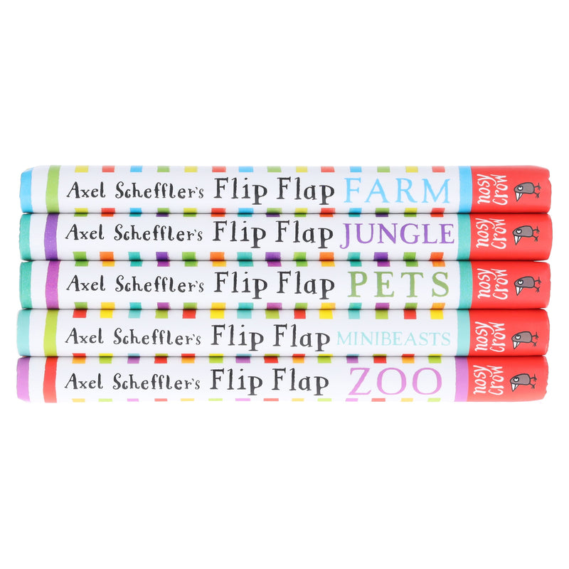 Axel Scheffler's Flip Flap Series (Set 1) 5 Books Collection Set - Ages 2+ - Hardback 0-5 Nosy Crow Ltd