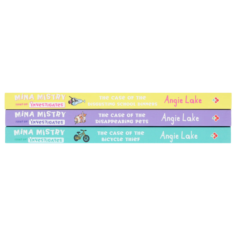 Mina Mistry Sort Of Investigates Series 3 Books Collection Set By Angie Lake - Ages 7-9 - Paperback 7-9 Sweet Cherry Publishing