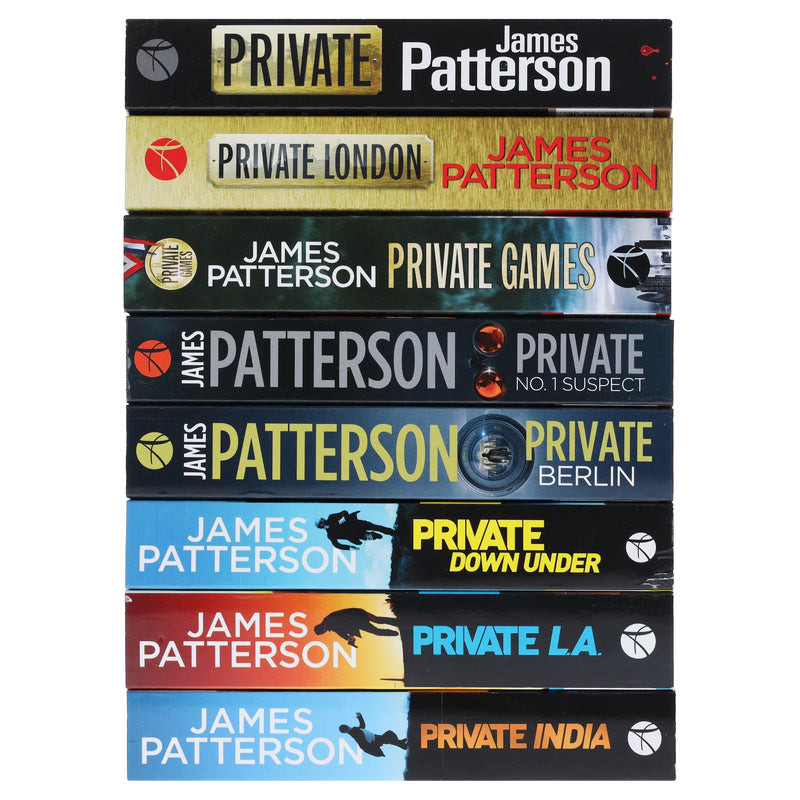 Private Series (Books 1-8) by James Patterson 8 Books Collection Set - Fiction - Paperback Fiction Penguin Random House