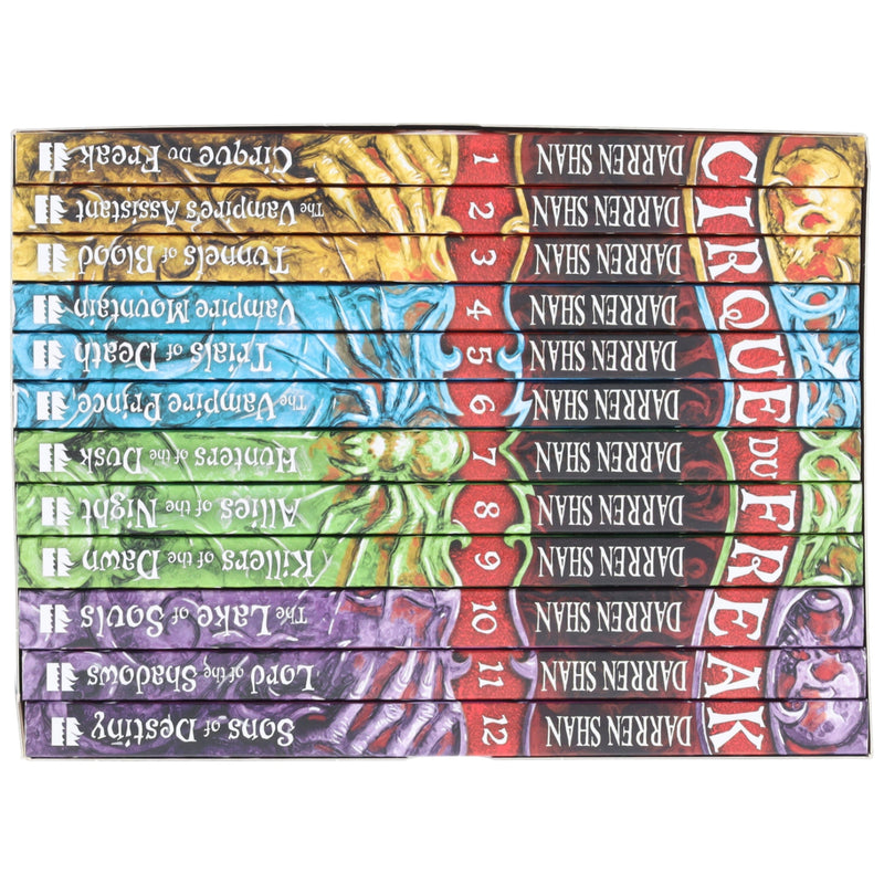The Saga of Darren Shan Cirque du Freak Complete Collection Of 12 Books Set By Darren Shan - Ages 9-14 - Paperback 9-14 HarperCollins Publishers