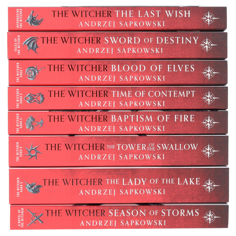 The Complete Witcher Series By Andrzej Sapkowski 8 Books Box Set Collection - Fiction - Paperback Fiction Hachette