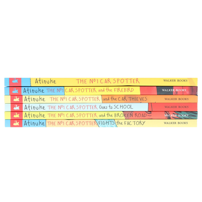 The No 1 Car Spotter Series 6 Books Collection Box Set by Atinuke - Ages 6-9 - Paperback 7-9 Walker Books Ltd