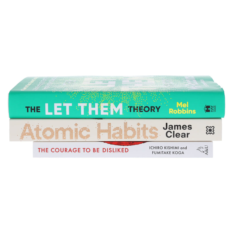 The Let Them Theory, Atomic Habits & The Courage To Be Disliked 3 Books Collection Set - Non Fiction - Paperback/Hardback Non-Fiction Hay House UK Ltd