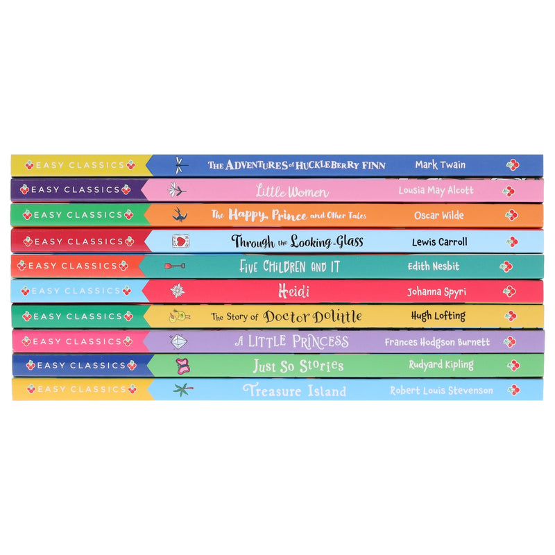 The Children's Easy Classics (Volume 2) 10 Books Collection Box Set (Includes Free Audiobooks!) - Ages 7-9 - Paperback 7-9 Sweet Cherry Publishing