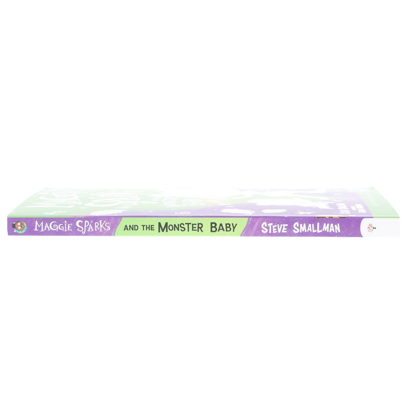 Maggie Sparks and the Monster Baby: Accessible Symbolised Edition by Steve Smallman - Ages 5-7 - Paperback (Includes Free Signing Video & Audiobook) 5-7 Every Cherry Publishing