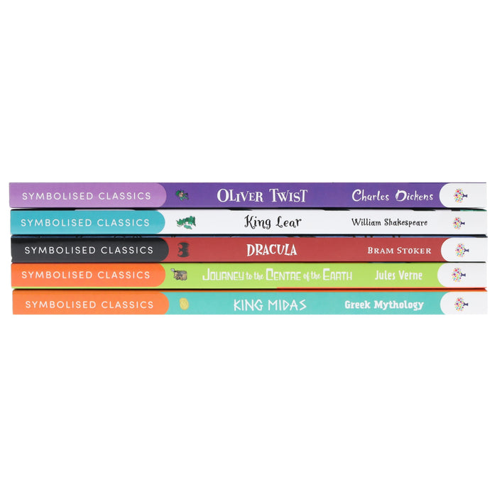 Symbolised Classics Reading Library: The Starter Collection (Volume 2) 5 Books Box Set - Ages 5+ - Paperback 5-7 Every Cherry Publishing