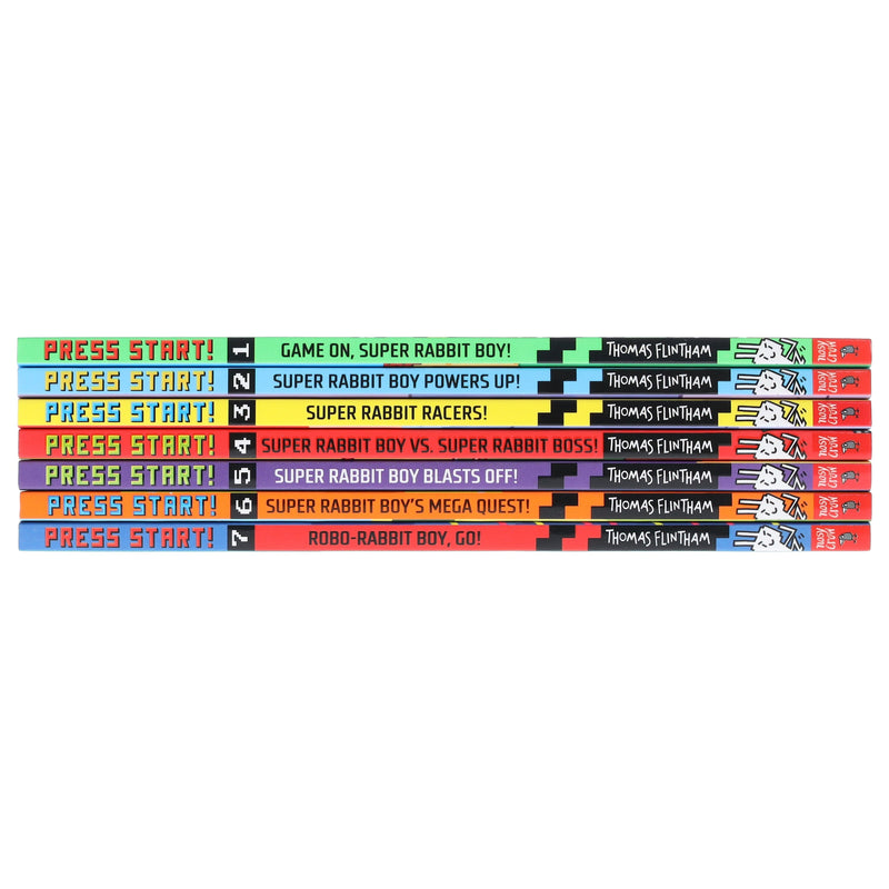 Press Start! Series by Thomas Flintham 7 Books Full-Colour Graphic Novels Collection Set - Ages 5+ - Paperback Graphic Novels Nosy Crow Ltd