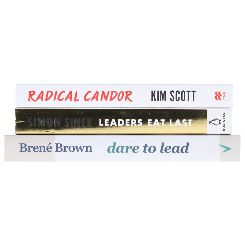 Dare to Lead, Radical Candor & Leaders Eat Last 3 Books Collection Set - Non Fiction - Paperback Non-Fiction Various