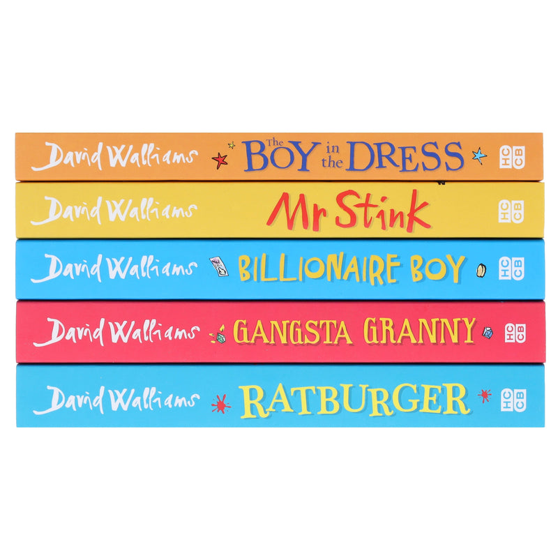 The World of David Walliams Best Box Set Ever 5 Books Set - Ages 7-9 - Paperback 7-9 HarperCollins Publishers