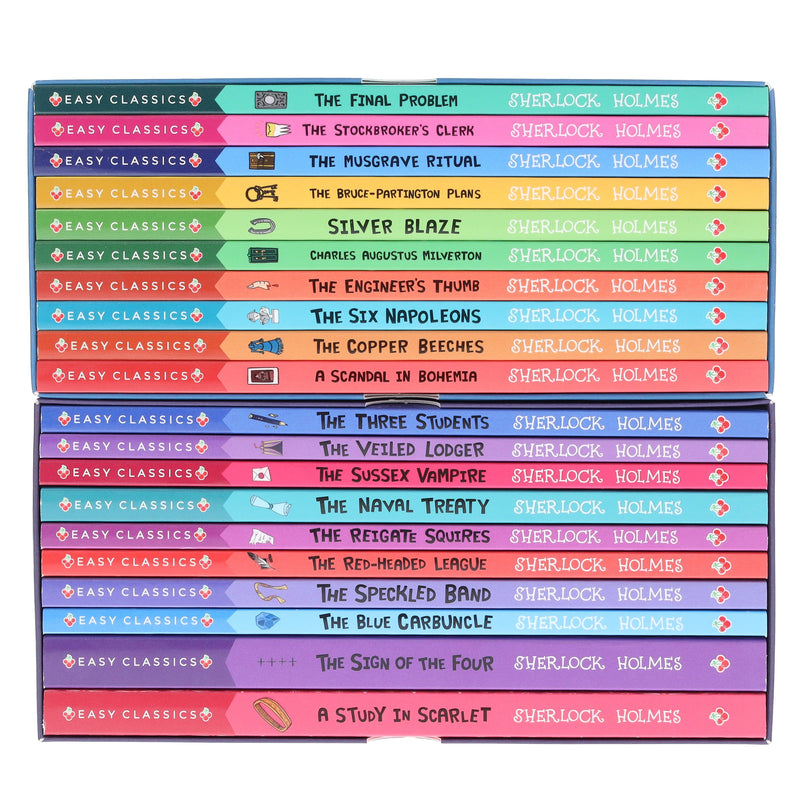 Sherlock Holmes Children's Collection 20 Books (Series 1 & 2) by Sir Arthur Conan Doyle - Ages 7-9 - Paperback 7-9 Sweet Cherry Publishing