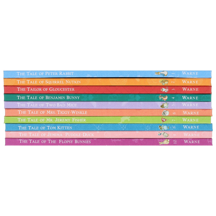 Peter Rabbit Library Coloured Jackets 10 Books Box Set Collection by Beatrix Potter - Ages 5-7 - Hardback 5-7 Penguin Random House