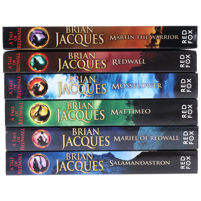Redwall Series (Book 1-6) by Brian Jacques 6 Books Collection Set - Ages 8-12 - Paperback 9-14 Penguin Random House