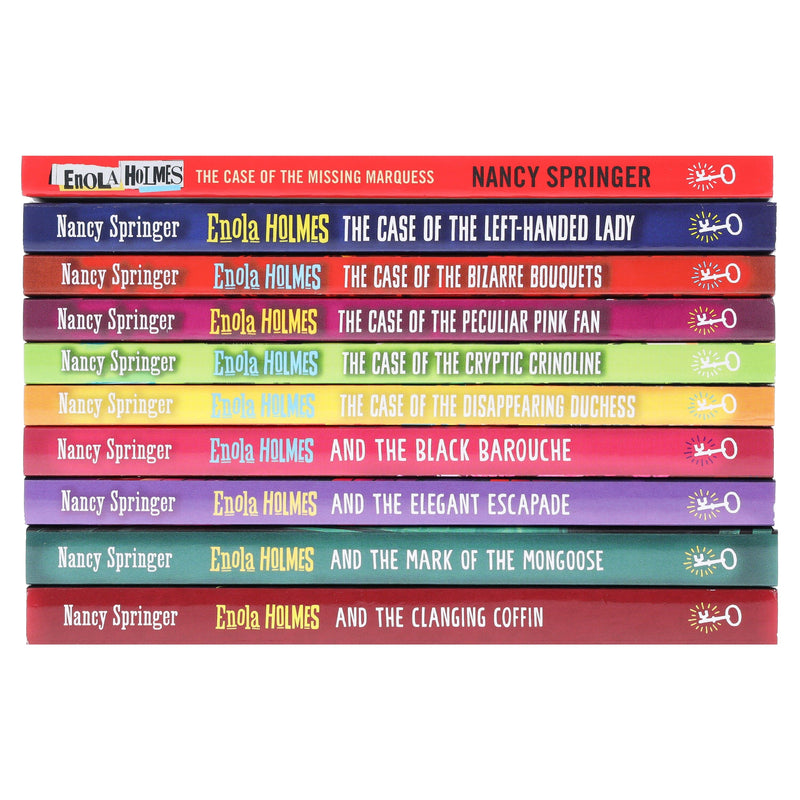 Enola Holmes Mysteries Series By Nancy Springer 10 Books Collection Set - Ages 9+ - Paperback 9-14 Bonnier Books Ltd