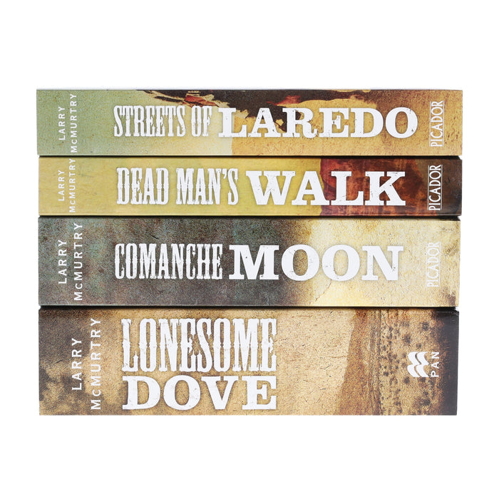 Lonesome Dove Series By Larry McMurtry 4 Books Collection - Fiction - Paperback Fiction Pan Macmillan