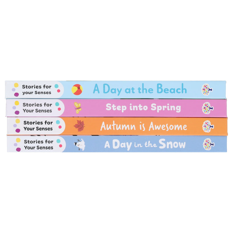 Stories for Your Senses Series by Emma Steel Illustrated 4 Books Collection Set - Ages 3-5 - Board Book (Includes Free Audiobook & Soundscape!) 3-5 Every Cherry Publishing