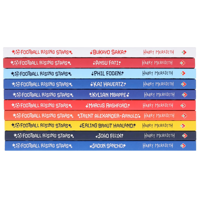 Football Rising Stars Series 1 by Harry Meredith 10 Books Collection Box Set - Ages 7-9 - Paperback 7-9 Sweet Cherry Publishing