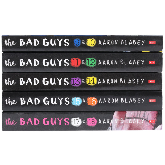 The Bad Guys Episodes 9-18 By Aaron Blabey 5 Books Collection Set - Ages 7-9 - Paperback 7-9 Scholastic