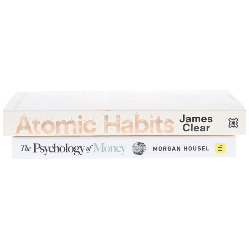 Atomic Habits by James Clear and The Psychology of Money by Morgan Housel: 2 Books Collection Set - Non Fiction - Paperback Non-Fiction Various