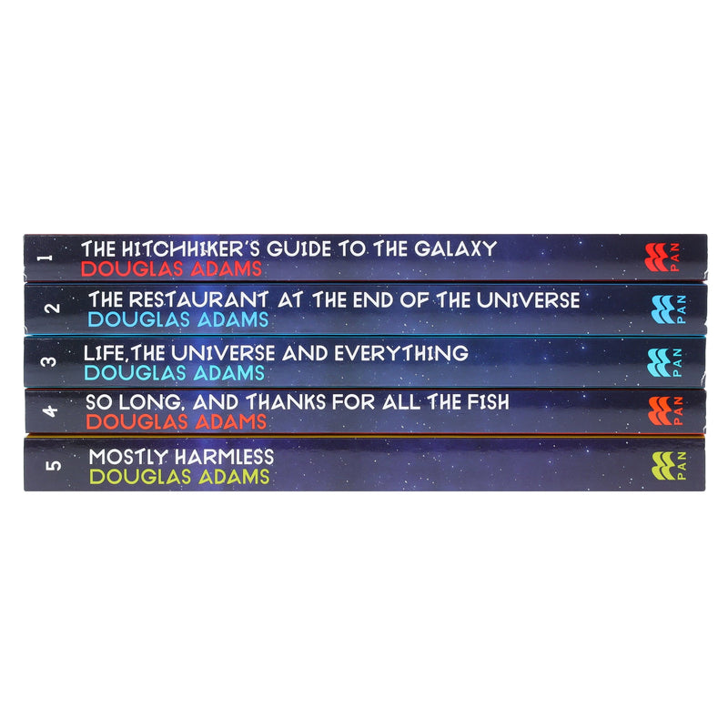 The Hitchhiker's Guide to the Galaxy by Douglas Adams: Complete Books 1-5 Box Set - Fiction - Paperback Fiction Macmillan