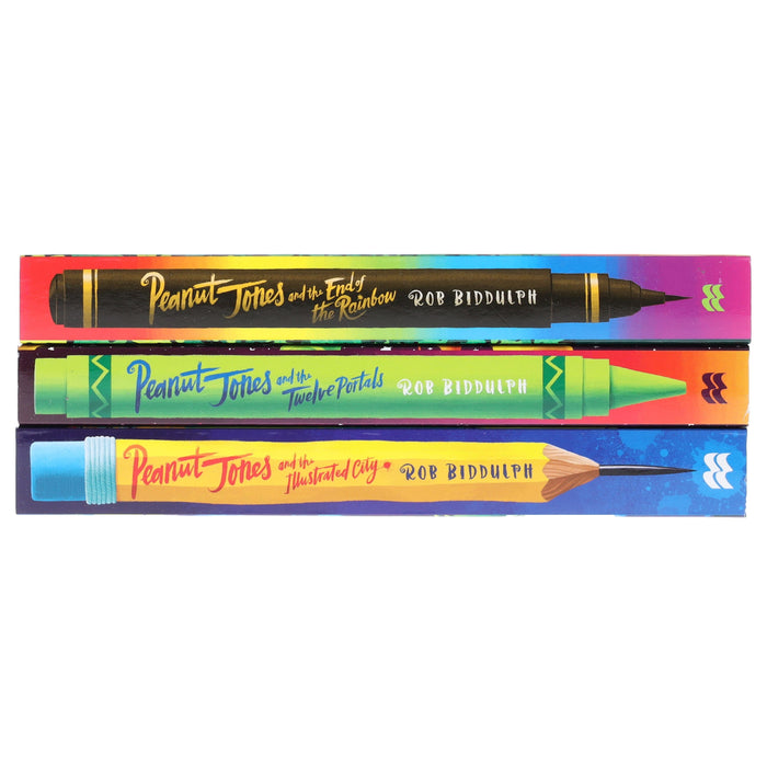 Peanut Jones Series By Rob Biddulph 3 Books Collection Set - Ages 8-11 - Paperback 9-14 Pan Macmillan