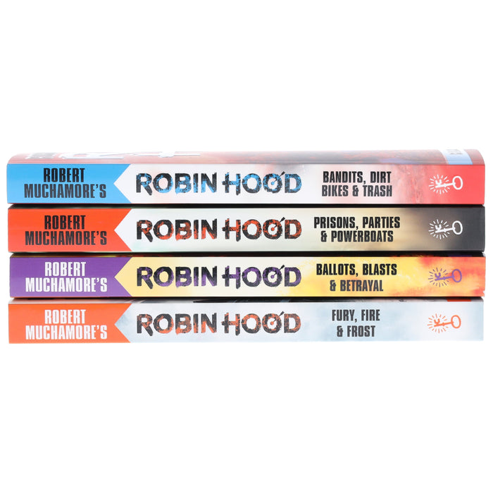 Robin Hood Series (Vol 6-9) by Robert Muchamore 4 Books Collection Set - Ages 12-17 - Paperback Young Adult Bonnier Books Ltd