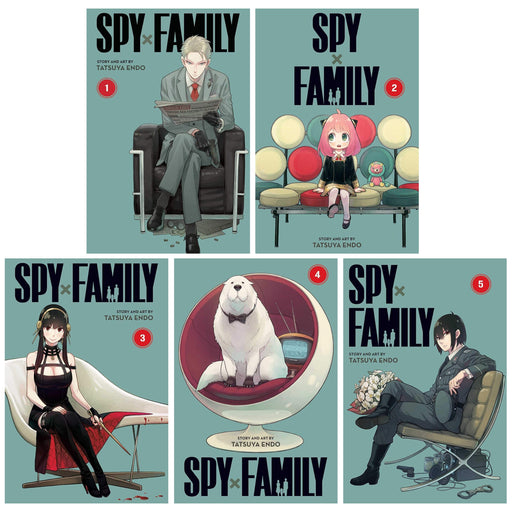 Spy x Family (Vol 1-5) by Tatsuya Endo 5 Books Collection Set - Manga - Paperback Graphic Novels Viz Media, LLC