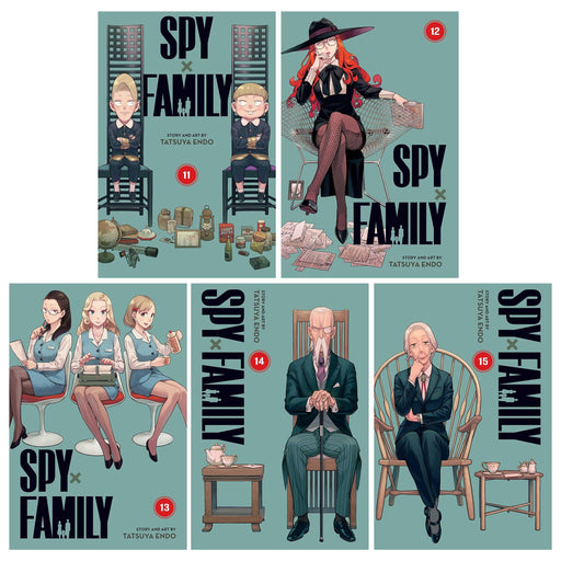 Spy x Family Series (Vol 11-15) by Tatsuya Endo 5 Books Collection Set - Ages 14+ - Paperback Graphic Novels Viz Media, LLC