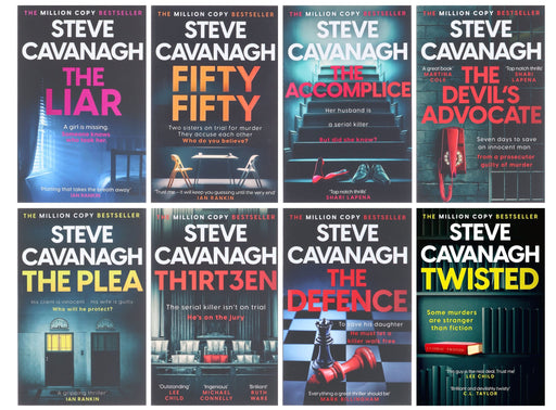 Eddie Flynn Series (Set 2) by Steve Cavanagh 8 Books Collection Set - Fiction - Paperback Fiction Hachette