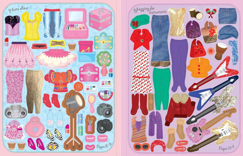 Usborne Sticker Dolly Dressing Collection Illustrated 5 Books Set - Ages 5+ - Paperback