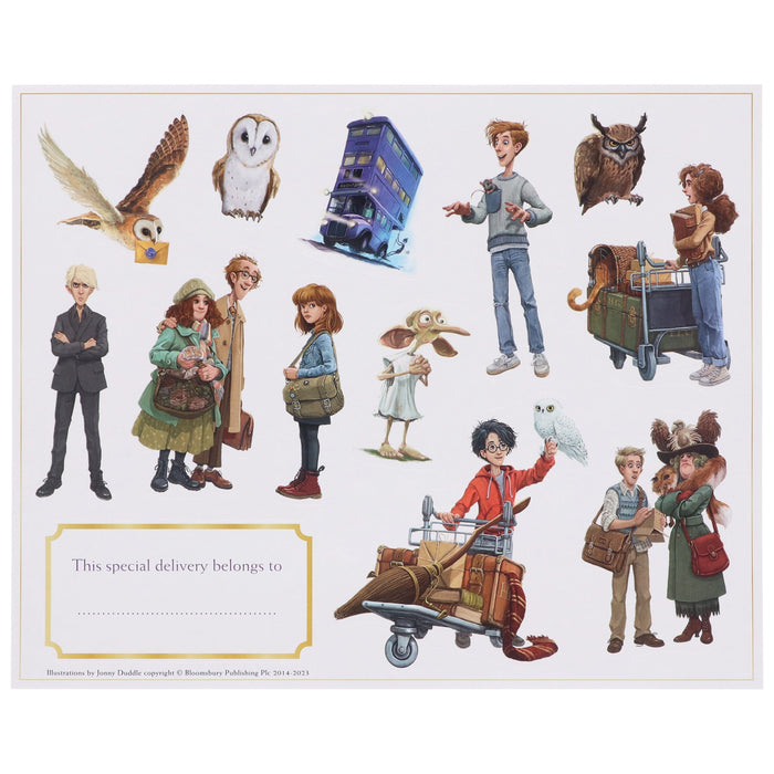 Harry Potter Magical Owl Post Box Set by J.K. Rowling: Complete 7 Books Children’s Collection With Fun Character Stickers! - Ages 9-11 - Hardback 9-14 Bloomsbury Publishing