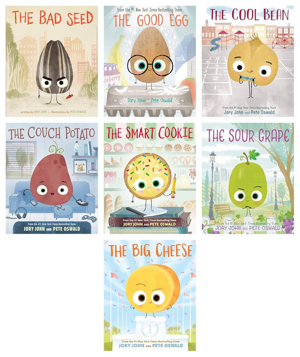 The Food Group Series By Jory John Illustrated 7 Picture Books Collection Set - Ages 4-8 - Paperback 3-5 HarperCollins Publishers