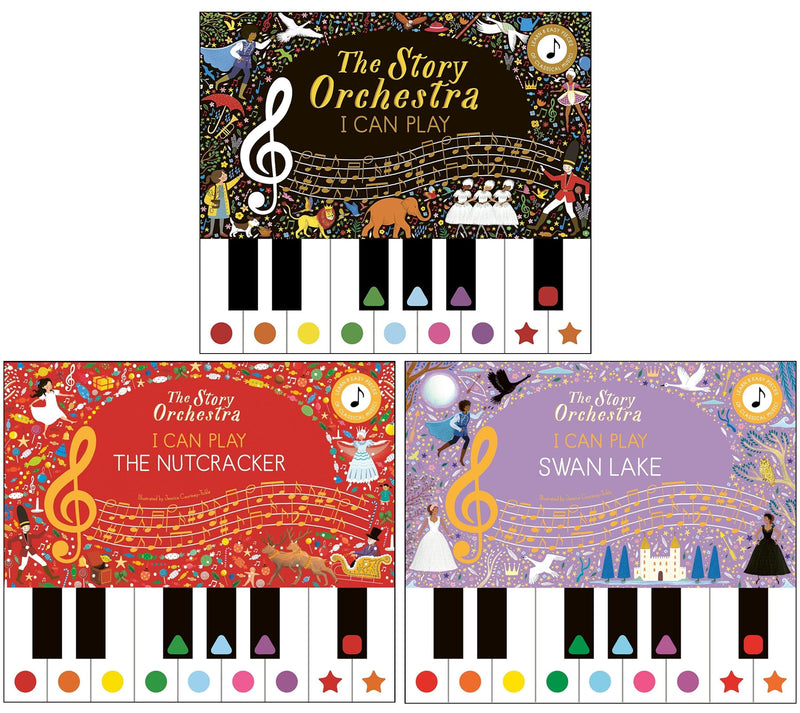 The Story Orchestra Series (I Can Play, The Nutcracker & Swan Lake) Learn 8 Easy Pieces From the Series! 3 Books Collection Set - Ages 4-7 - Hardback 5-7 Frances Lincoln Publishers Ltd
