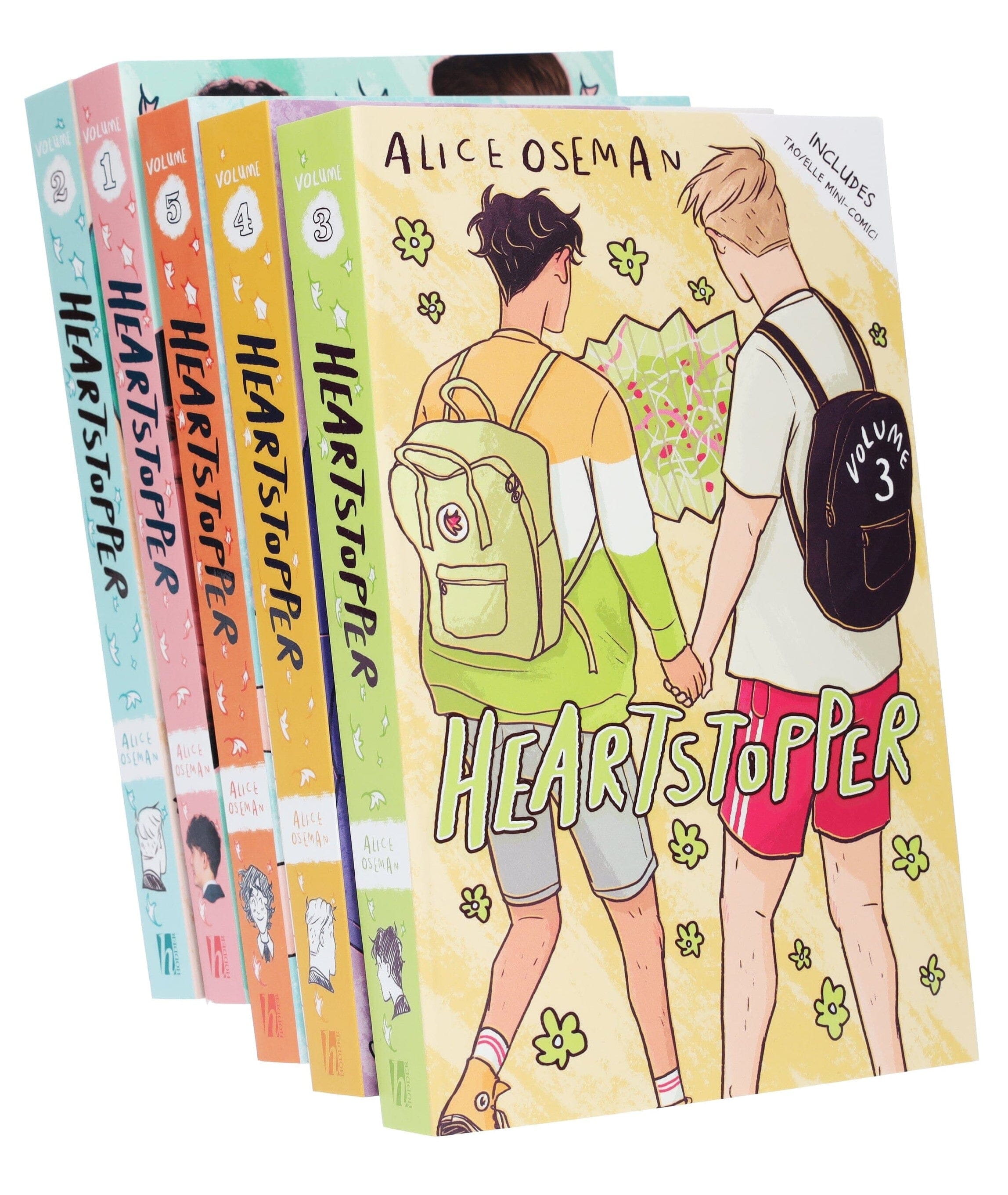 Heartstopper by Alice Oseman Volumes 1-5 — Books2Door