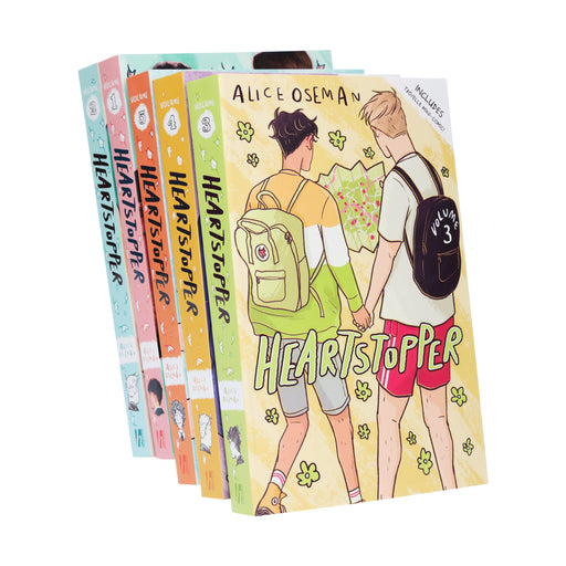 5 books/set Heartstopper Alice Oseman Original English manga volume 1-5 set
