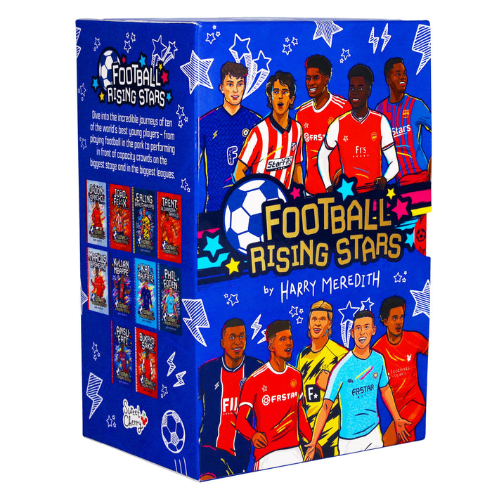 Football Rising Stars By Harry Meredith 10 Books Box Set - Ages 7-9 - Paperback 7-9 Sweet Cherry Publishing
