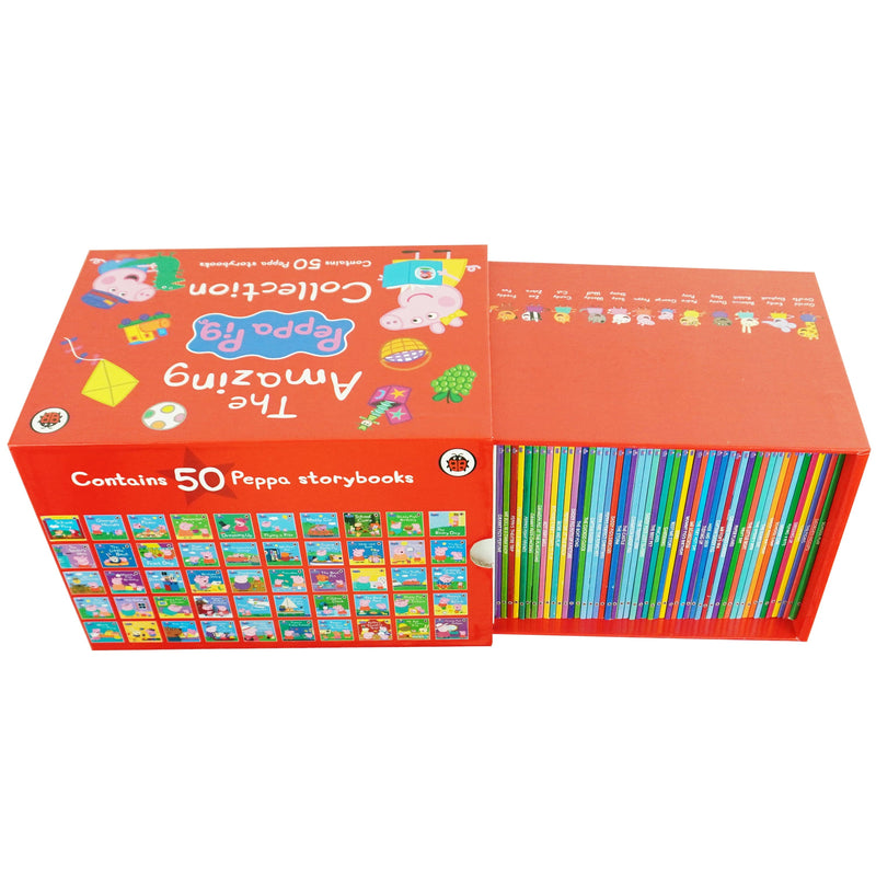 The Amazing Peppa Pig Collection 50 Books Box Set By Ladybird - Ages 3+ - Paperback 0-5 Penguin Random House Children's UK