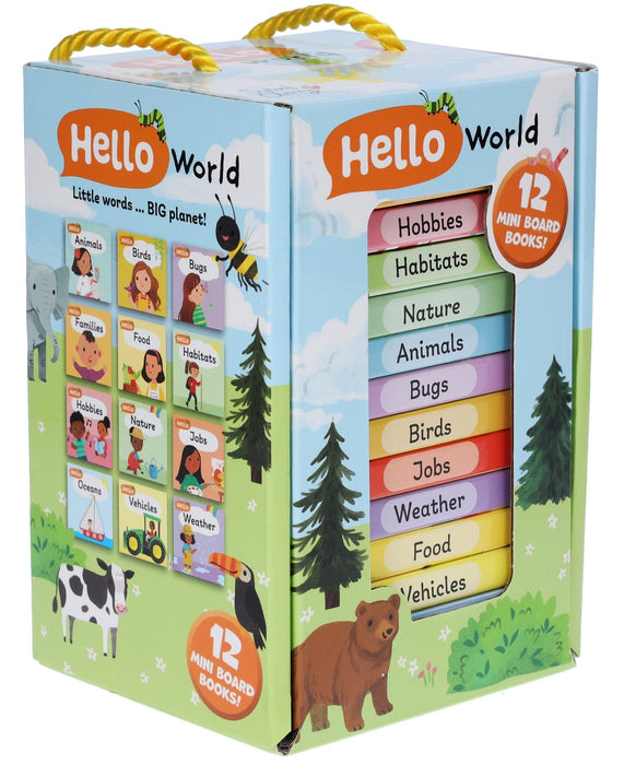 Hello World! by Sweet Cherry Publishing 12 Books Collection Box Set - Ages 2+ - Board Book 0-5 Sweet Cherry Publishing