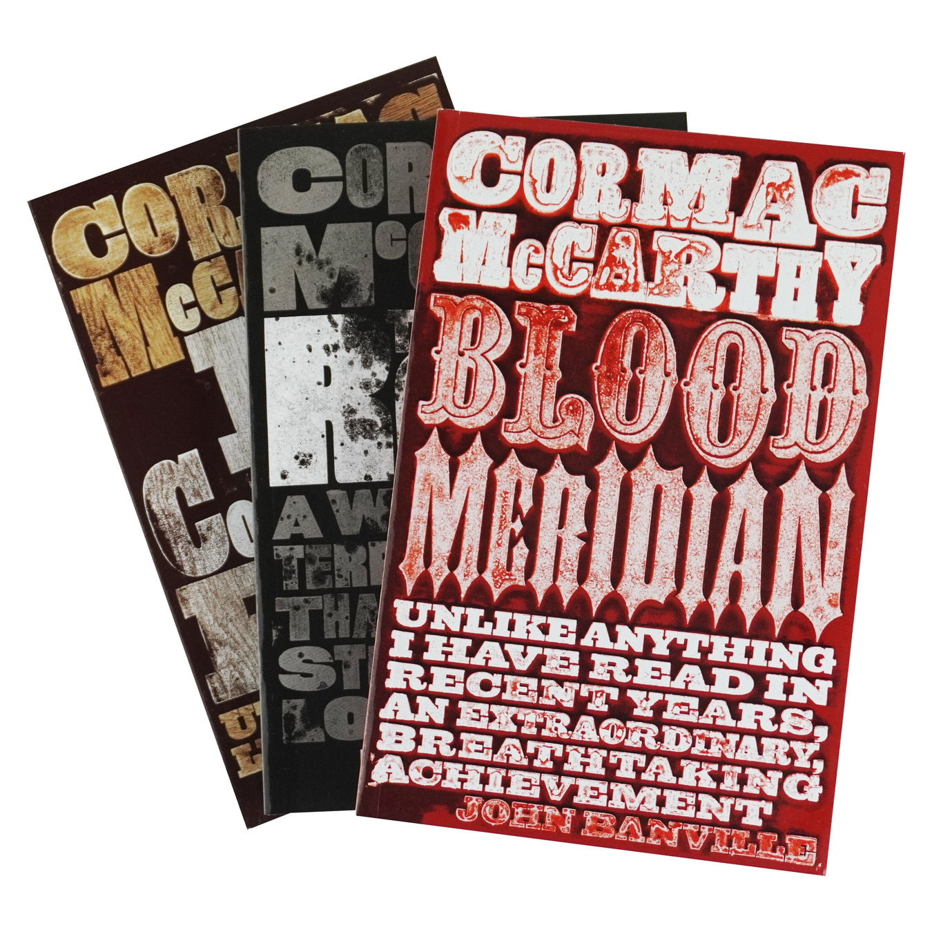 Cormac McCarthy 3 Books Collection Set (The Road, Blood Meridian & No Country for Old Men) - Fiction - Paperback B2D DEALS Picador