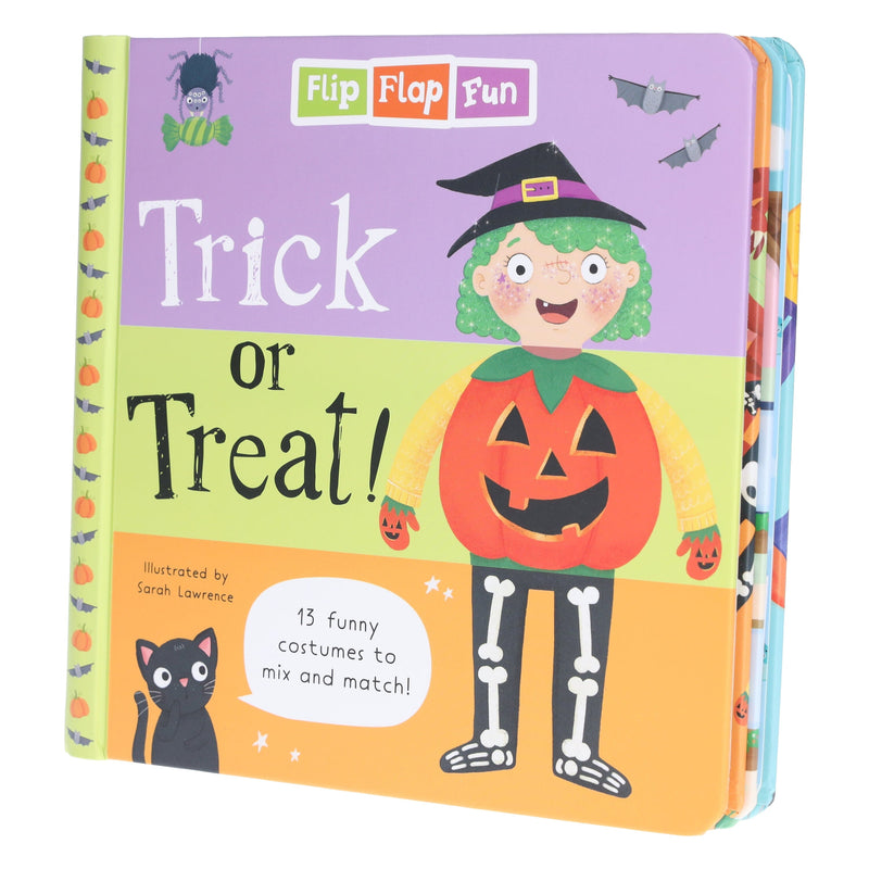 Flip Flap Fun: Trick or Treat & Knock, Knock, Who's Here? 2 Books Collection Set - Ages 5-7 - Spiral Bound 5-7 Sweet Cherry Publishing
