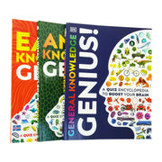 A Quiz Encyclopedia to Boost Your Brain General Knowledge Series by DK: 3 Books Collection Set - Ages 9-12 - Paperback 9-14 DK