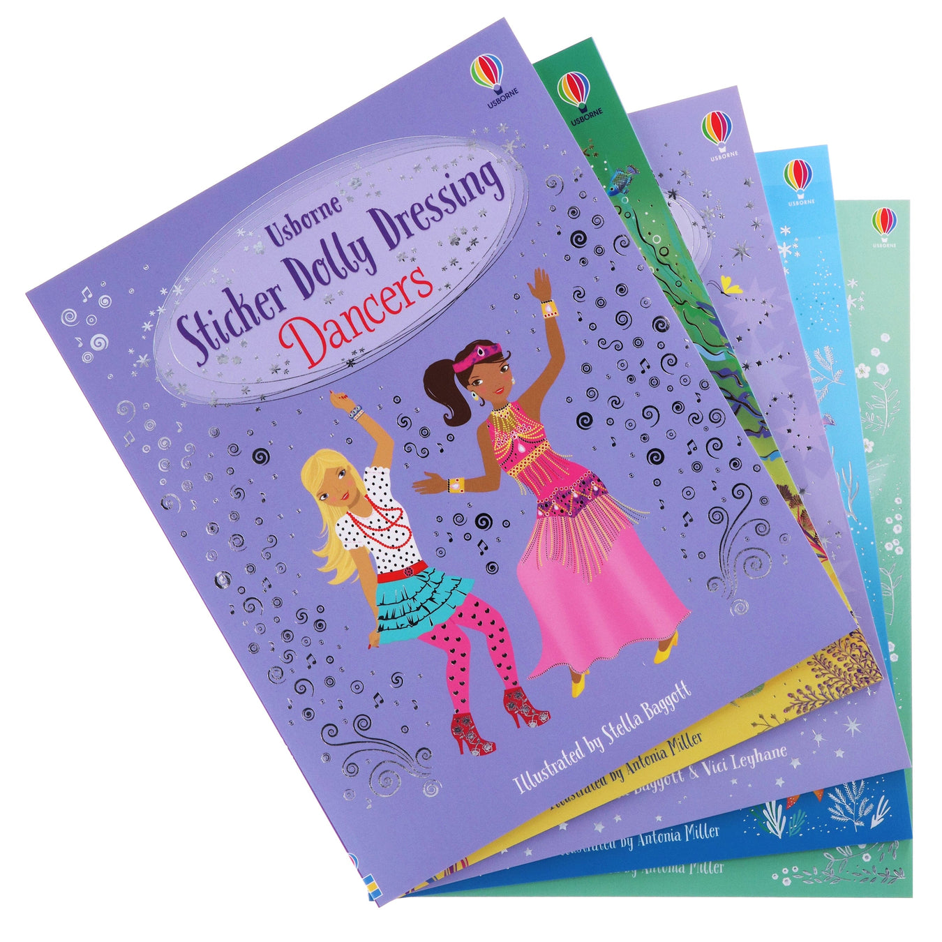 Usborne Sticker Dolly Dressing By Fiona Watt 5 Books Collection Set - Ages 3-8 - Paperback 5-7 Usborne Publishing Ltd